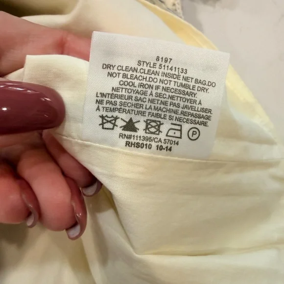 EUC Tory Burch Ian Guipure Lace Top – Size 10 - Picture 8 of 10